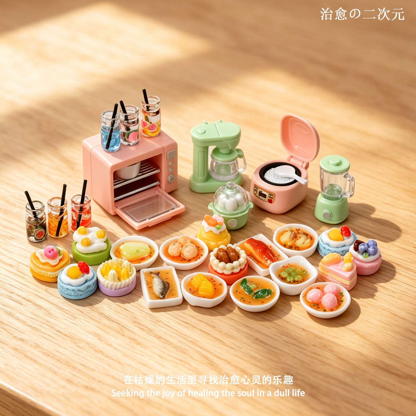 微缩仿真食玩套装儿童厨房玩具