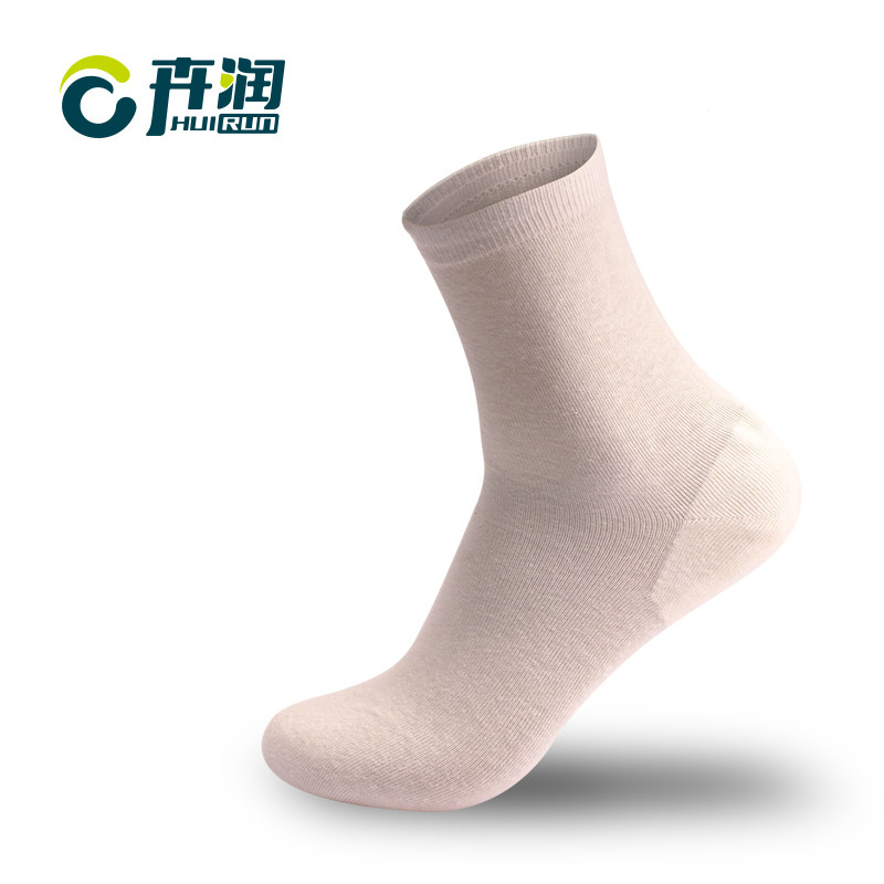 【5双】卉润脚干脚裂袜护足保湿防裂袜子男士纯色薄棉夏季足跟型