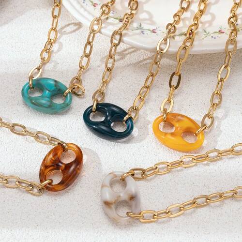 1pcs Pig Nose Pendants Unisex Colorful Resin Light Luxury Un