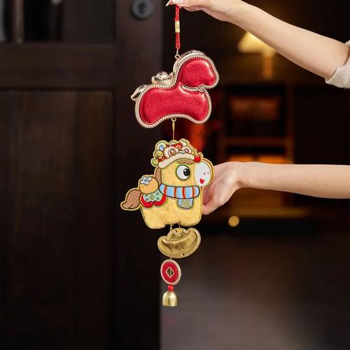 Year Of The Horse 2026 New Year Decorative Hangings Cartoon