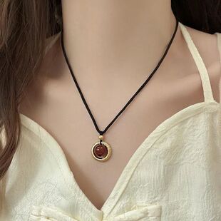 Chinese style lucky star pendant, woven necklace, couple gif