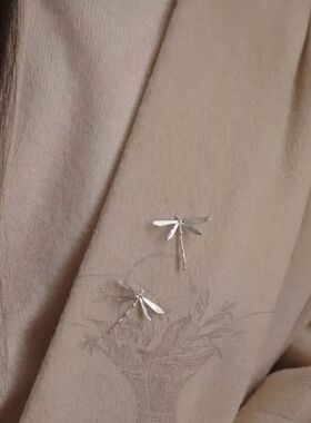 Vintage Silver Color Dragonfly Brooches For Women High Grade