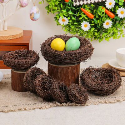 Easter simulation bird nest decoration ornaments, courtyard