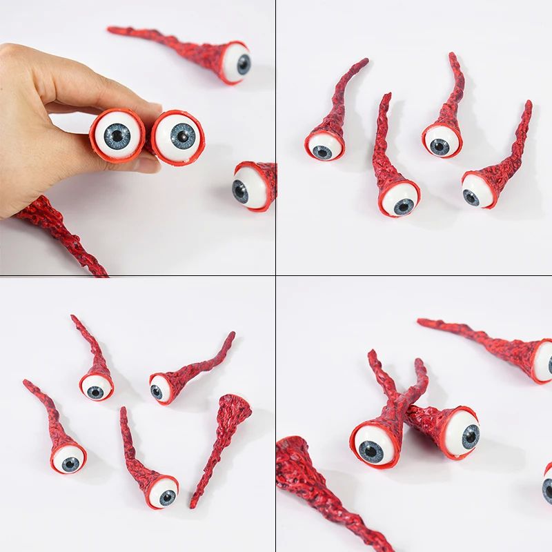 1pcs Halloween Latex Eyeball Props Bloody Emulate Simulation