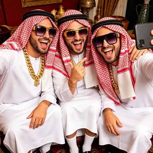 Halloween Arab Sheikh Costume Men White Thobe Robe Arabian P