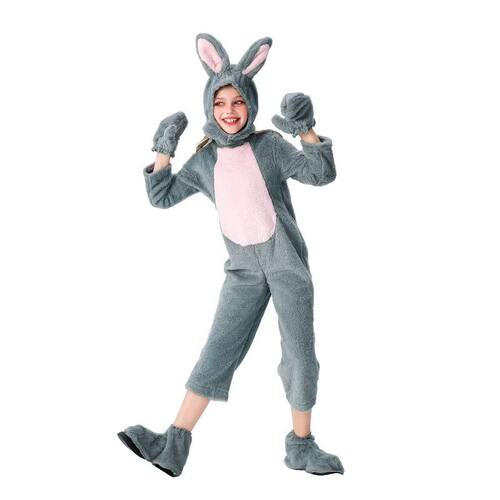 New Halloween Cosplay Costume Zoo Big Wolf One Piece Fluffy