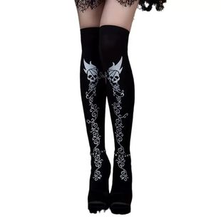 Original Lolita high New Knee Vintage Print 2025 Bronzing
