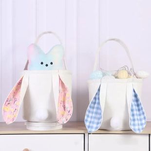 Easter Bunny Basket Reusable Easter at Bags With Handles Par