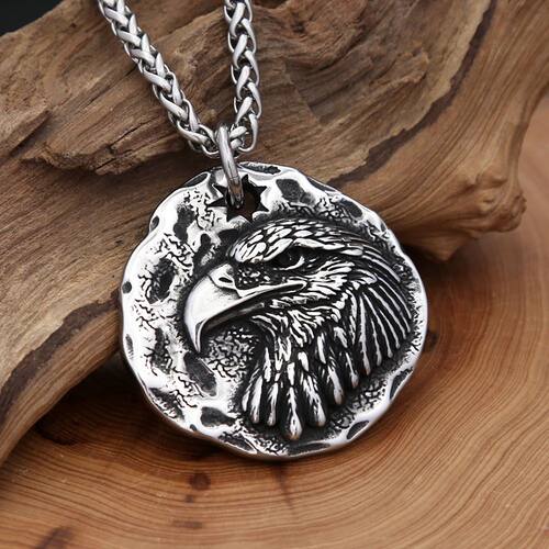 New Arrival Domineering Eagle Head Pendant Necklaces For Man