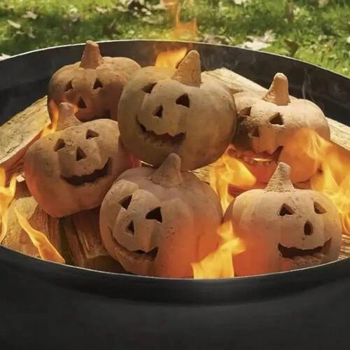 Exquisite Details Decor Handcrafted Pumpkin Figurine with In