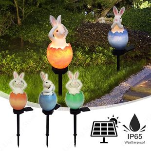 Easter Bunny Solar Ground light  Outdoor Lawn Lamp Floor Lam