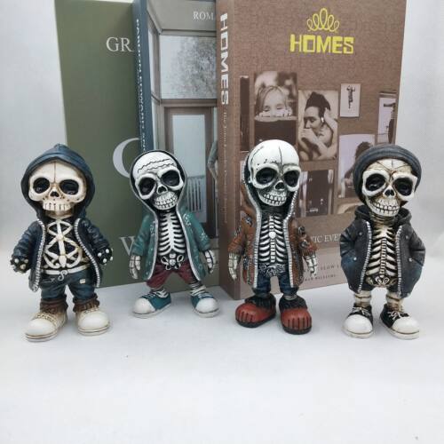 Creative Halloween Atmosphere Skeleton Statue Decoration Min