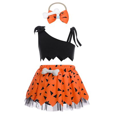 Infant Toddle Kids Pebble Bone Stone Fancy Dress Up Hallowee