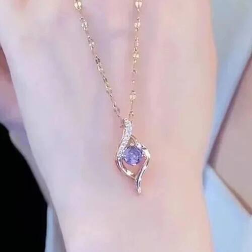 Love at First Sight Necklace, Do Not Fade Premium Steel Pend
