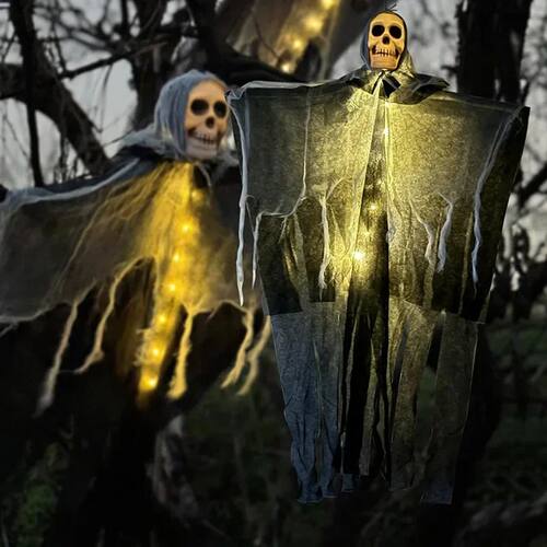 Halloween Decoration Outdoor Hanging Skeleton Ghost Home Out