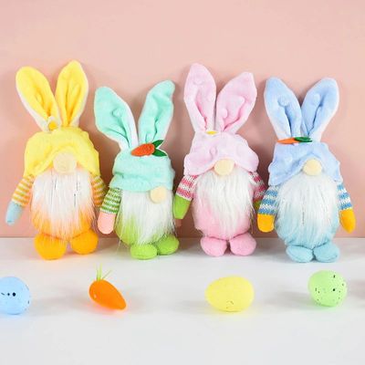 1PC Easter Faceless Gnome Rabbit Doll Happy Easter Decoratio