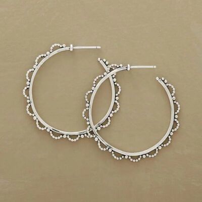 Fashion Silver Color Big Hoop Earrings Classic Fashion Metal