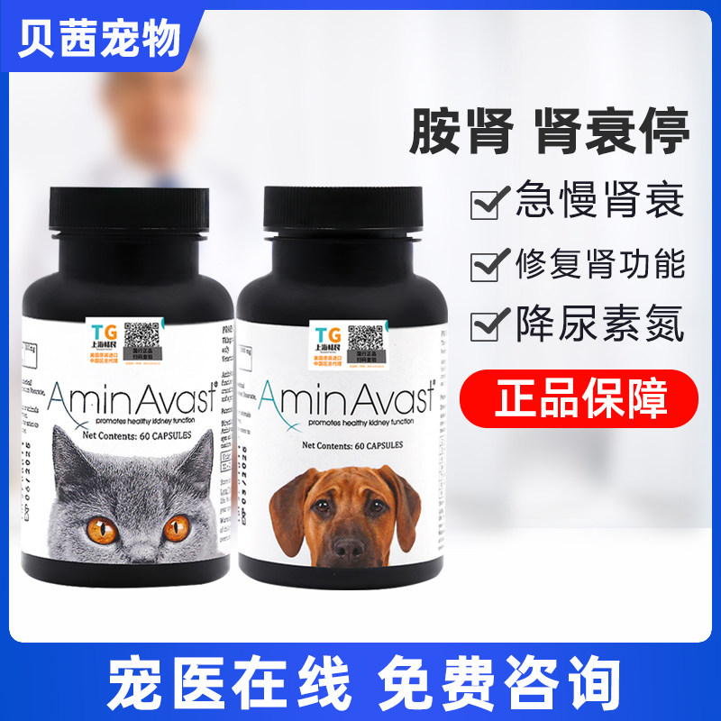 AminAvast安心停肾衰停猫咪宁胺肾犬猫咪肾衰竭狗急慢性尿毒症