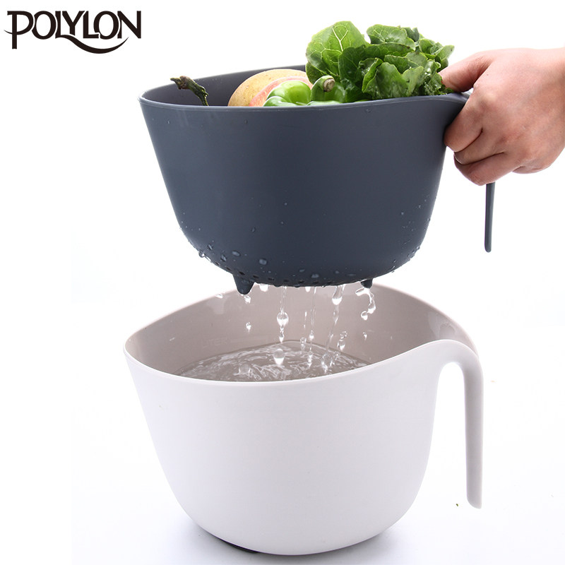 厨房洗菜盆沥水篮子家用双层北欧风大号创意水果盘客厅果盘水果篮,餐饮具,果盆/果盘/果篮,淘宝优惠券,粉丝福利购,淘宝优惠卷