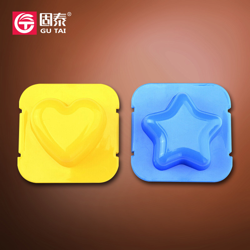 2件套 五角星爱心 冰皮月饼模/饭团模具/寿司模具/蛋糕烘培用品