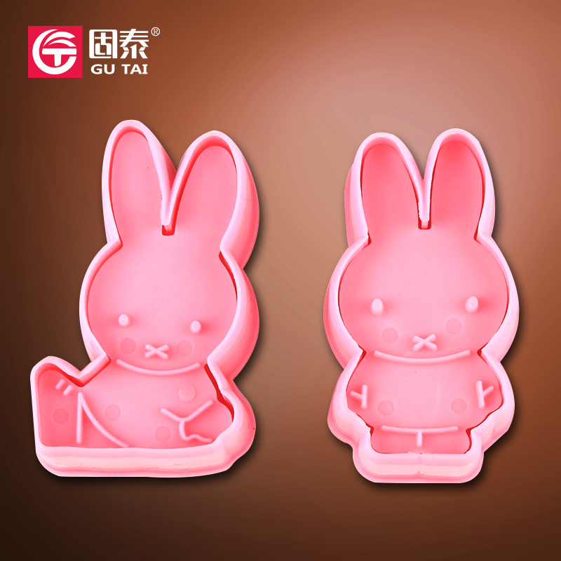 盖印饼干模具 可爱兔子形 蛋糕烘培用品 固泰烘培DIY器具