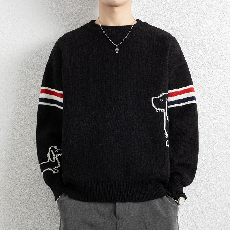 CC家--5765--P50--2025秋季新款时尚潮流圆领毛衣男-群文件第81波