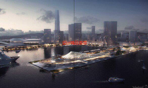 伍兹贝格 大连邮轮港方案文本305p rhino模型 614mb