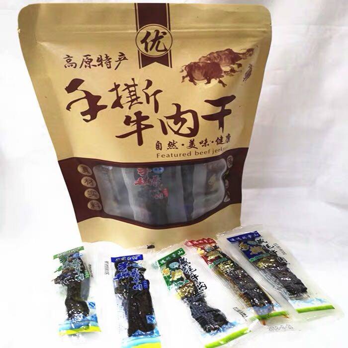 青海特产500g包邮麻辣五香真空独立小包装正宗牦牛风干肉西藏内蒙|msdalam kategori makanan ringan/Nuts/Specialty, daging lembu tersentak-sentak/daging babi dipelihara/Lo Snek, daging lembu - dari Buy2taobao.com untuk memberikan perkhidmatan ejen Taobao profesional membeli