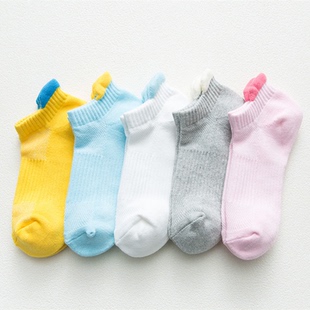 纯棉短袜加厚毛巾底袜子女士吸汗运动防臭春秋夏季 低帮船袜短筒袜