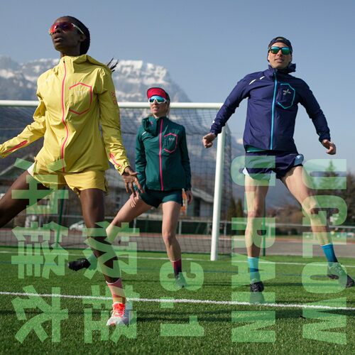 户外越野跑修身夏季冲锋衣