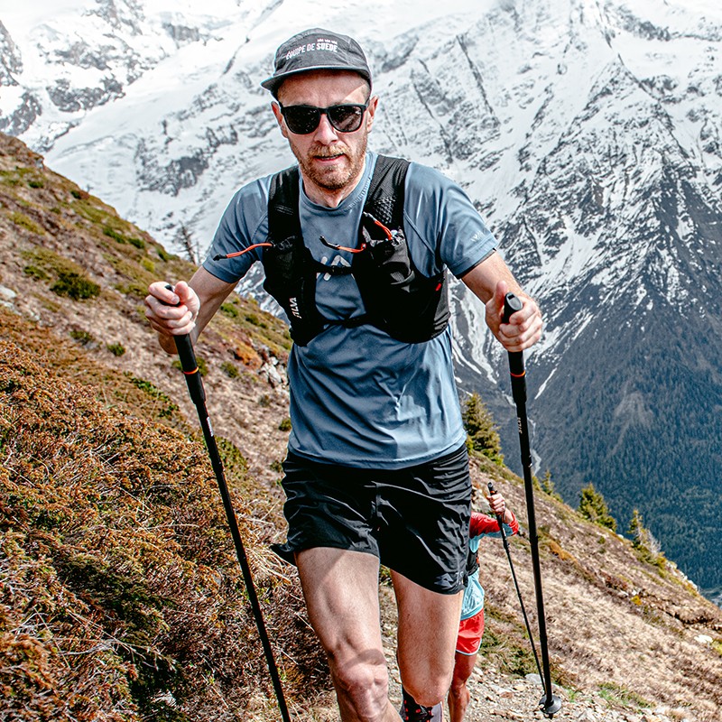 瑞典SILVA碳纤维Z字越野杖