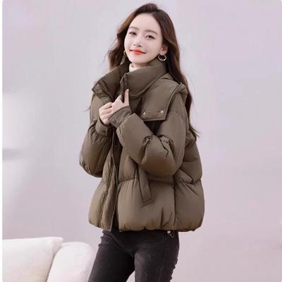 面包服羽绒服女短款加厚保暖