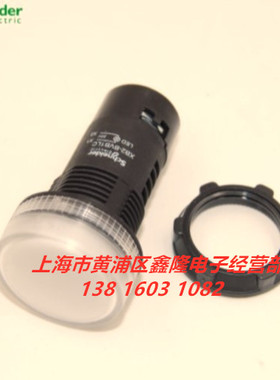施耐德 LED指示灯 XB2BVMD1LC  白色 DC220V  直径22MM  现货直拍