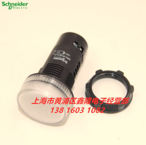 施耐德 LED指示灯 XB2BVMD1LC  白色 DC220V  直径22MM  现货直拍