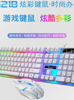 G21BG21B发光USB有线键鼠套装