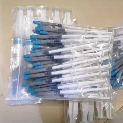 灰色小针管硅胶 厂家直销电脑耗材CPU针桶装导热膏硅脂硅电脑耗材