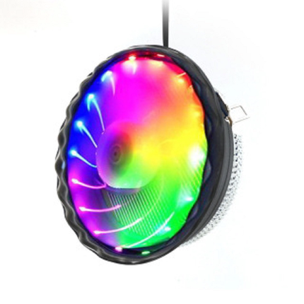 万家风豪华版CPU散热器炫彩发光机箱风扇多平台775/115 AMD