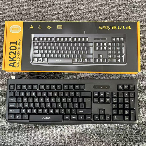 AK204USB有线商务办公装机键盘