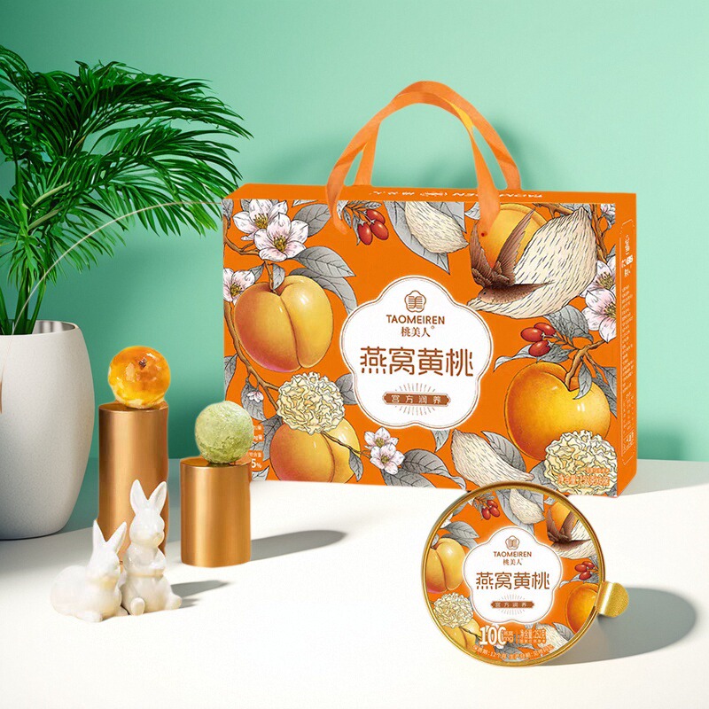 燕窝黄桃252g*6碗礼盒砀山黄桃罐头新鲜黄桃水果罐头即食秋冬润嗓