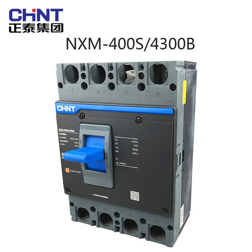 正泰昆仑系列塑壳断路器NXM-400S/4300B315A350A400A三相四线空开