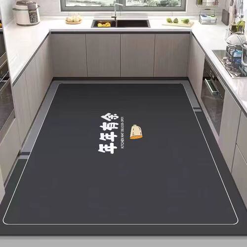 真硅藻泥厨房吸水防滑垫可裁免洗