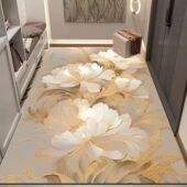 硅藻泥入户门地垫家用进门脚垫轻奢客厅玄关门口地毯耐脏门垫定制