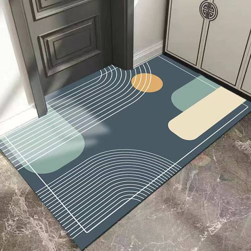 硅藻泥可裁剪地垫入户门垫进门除尘防滑吸水脚垫浴室厕所门口定制