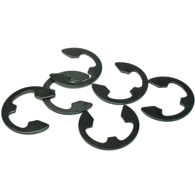 M2E型卡簧铁发黑开口卡环轴承e形扣挡圈机械轴用ETW模型车飞机用