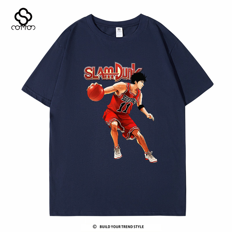 灌篮高手潮牌t恤联名ins流川枫周边衣服青少年男士篮球短袖体恤衫