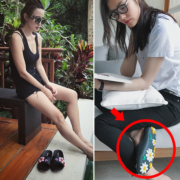 立体花朵拖鞋女明星宋佳刘雯大表姐同款凉拖夏度假风凉拖沙滩鞋潮