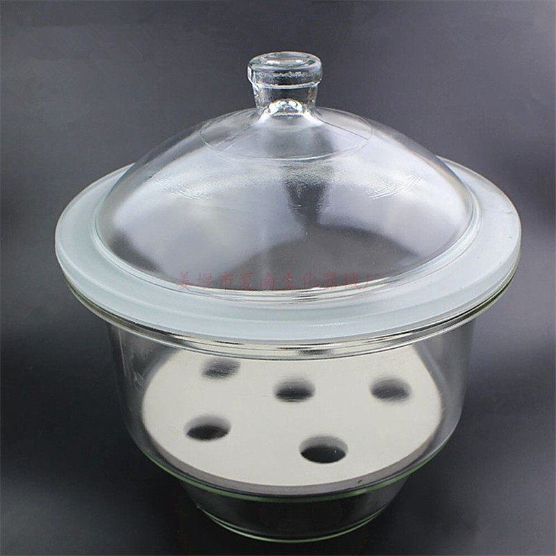 玻璃干燥器300mm附瓷板干燥试剂