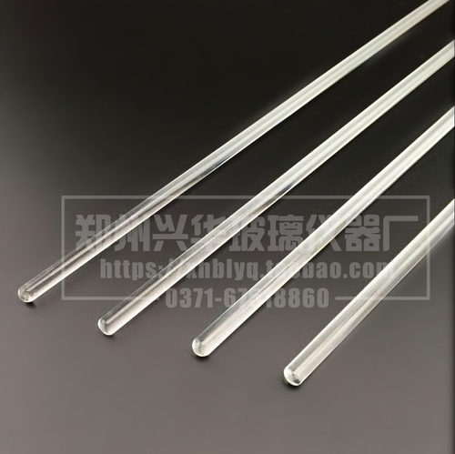 玻璃搅拌棒30cm 实心玻璃棒 7-8*300mm 手动搅拌棒 引流棒 调药棒