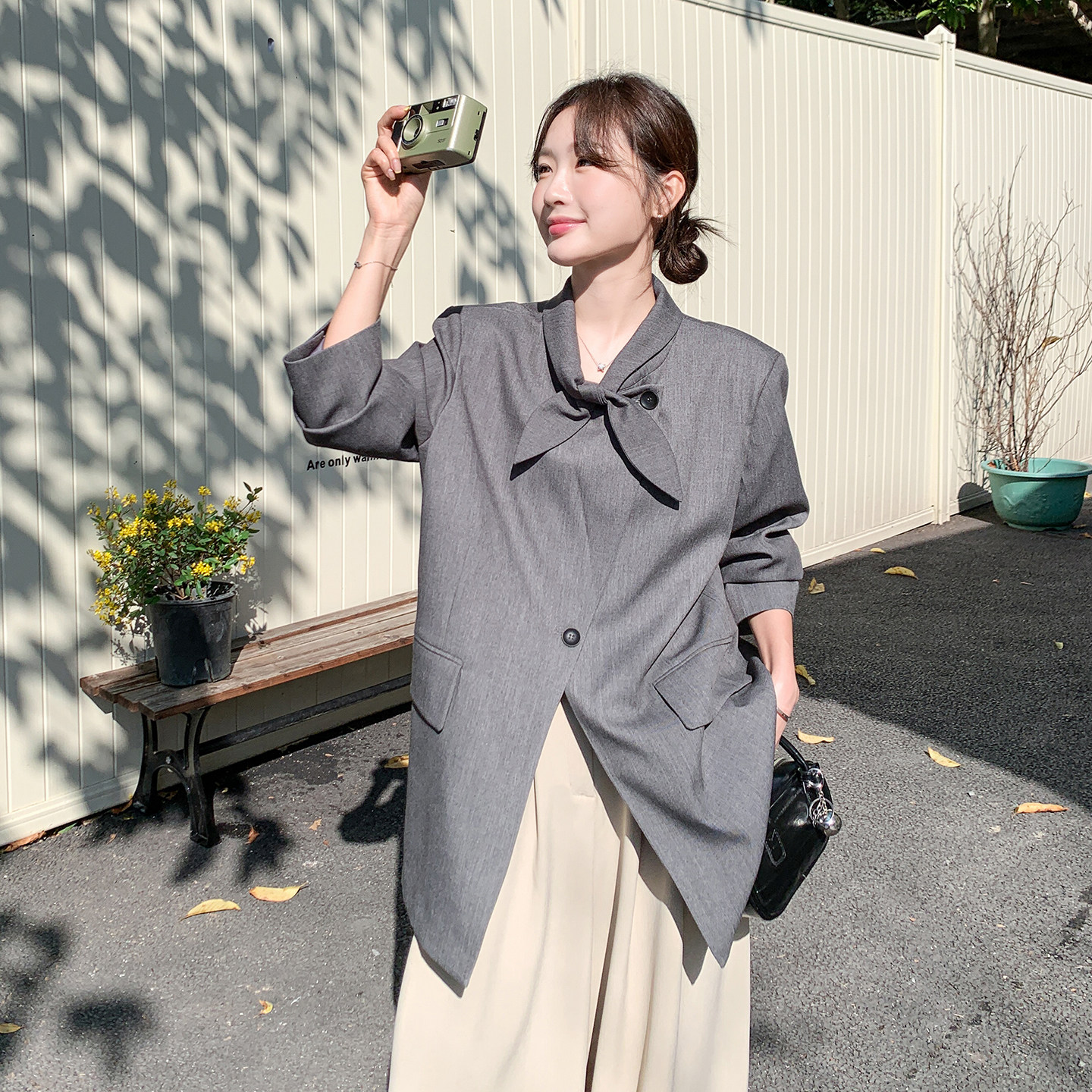 【春新品】设计款灰色西装外套2C139-903-P155-K238，女装西装，2C139