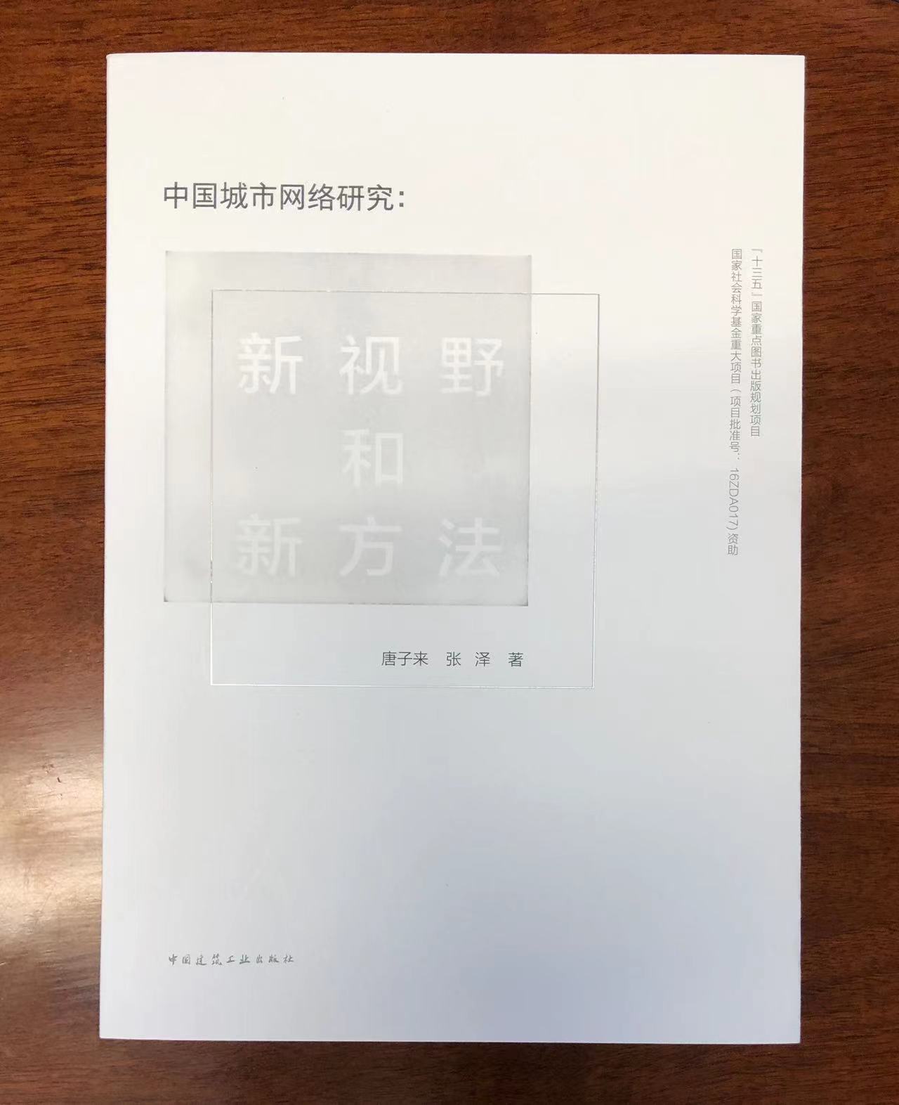 “十三五”国家重点图书出版规划项目，国家社会科学基金重大项目 中国城市网络研究：新视野和新方法